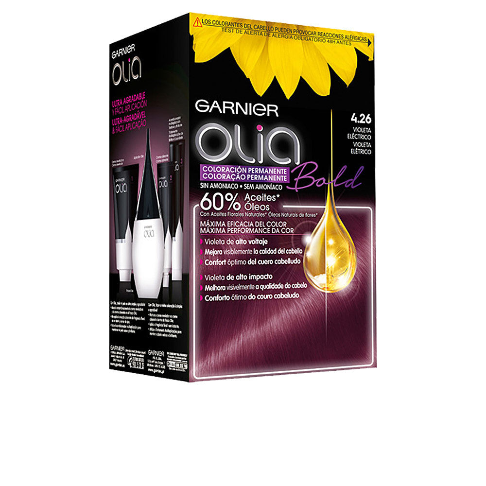 OLIA coloracion permanente sin amoniaco 426 violeta electrico 1 u