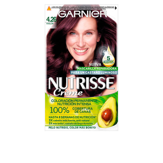NUTRISSE CREME coloracion permanente 100 cobertura 426 violin 3 u