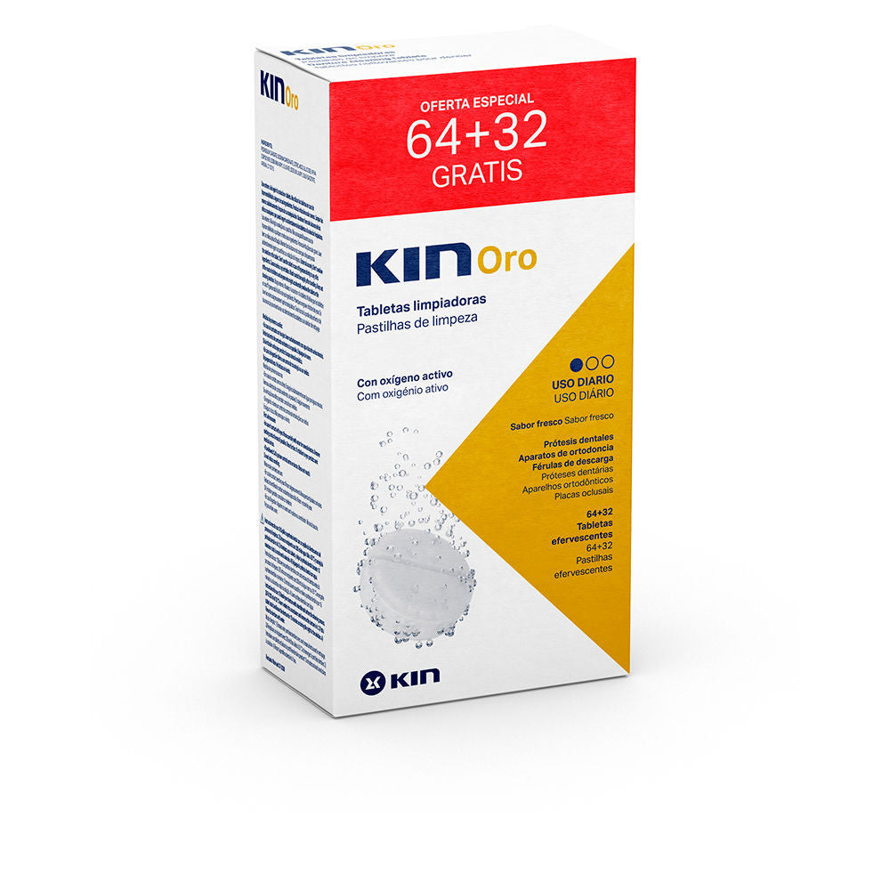 KIN ORO tabletas limpiadoras 96 u
