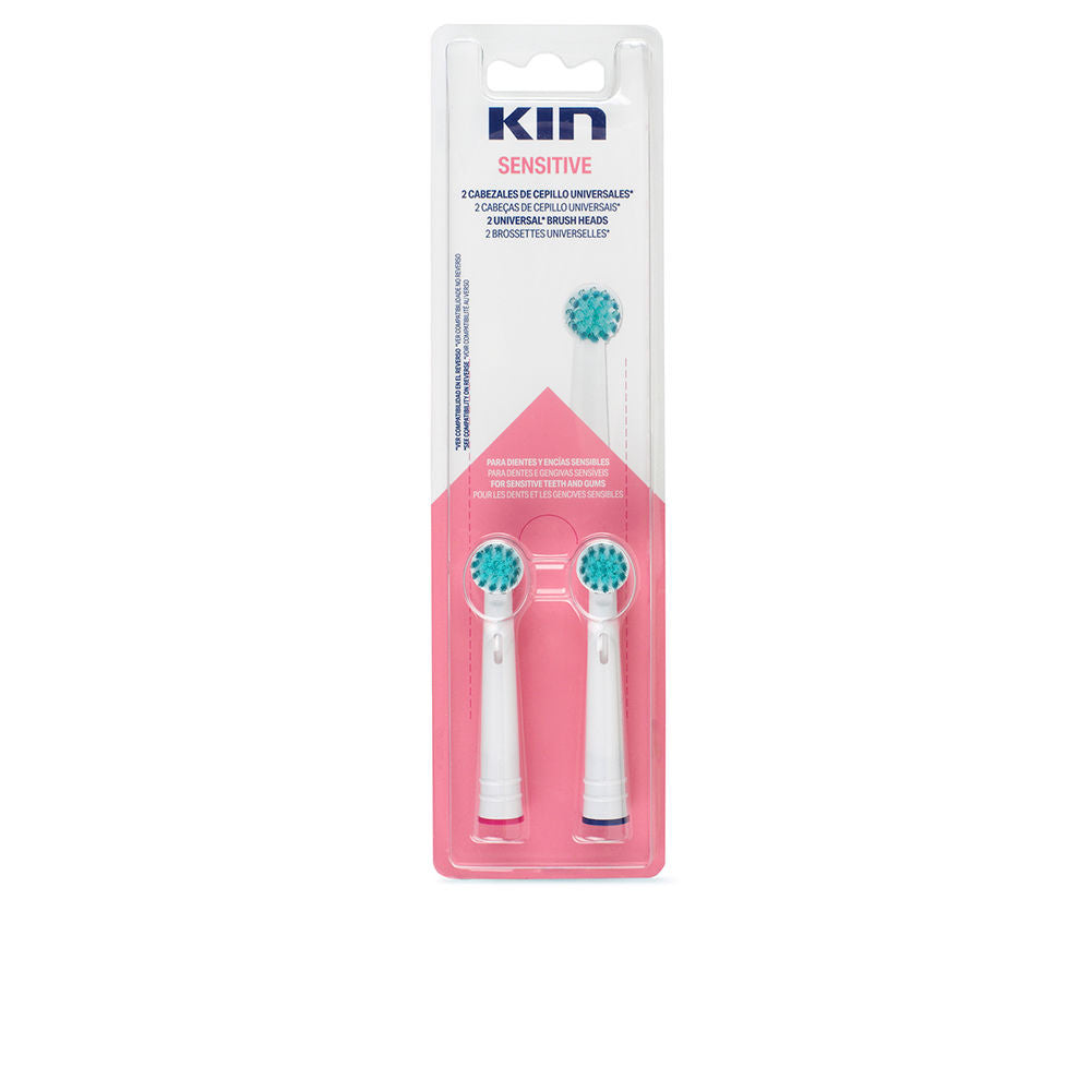 KIN SENSITIVE cabezal cepillo eléctrico universal 2 u