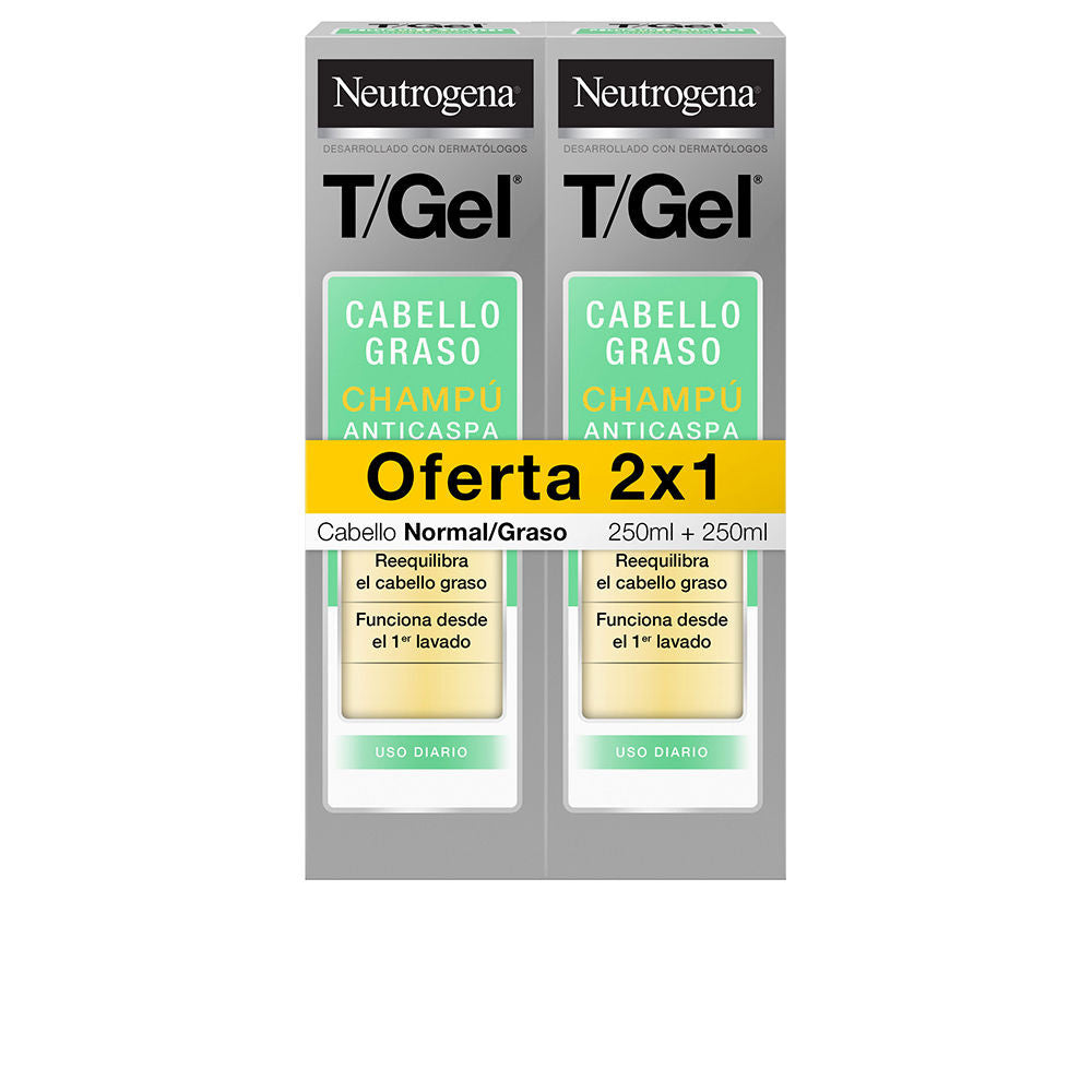 T/GEL CHAMPÚ ANTICASPA NORMAL-GRASO PACK 2 x 250 ml