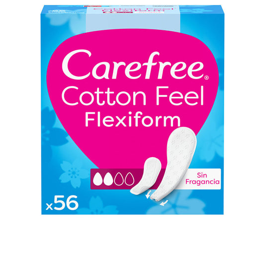 CAREFREE FLEXIFORM protector cotton sin perfume 56 u
