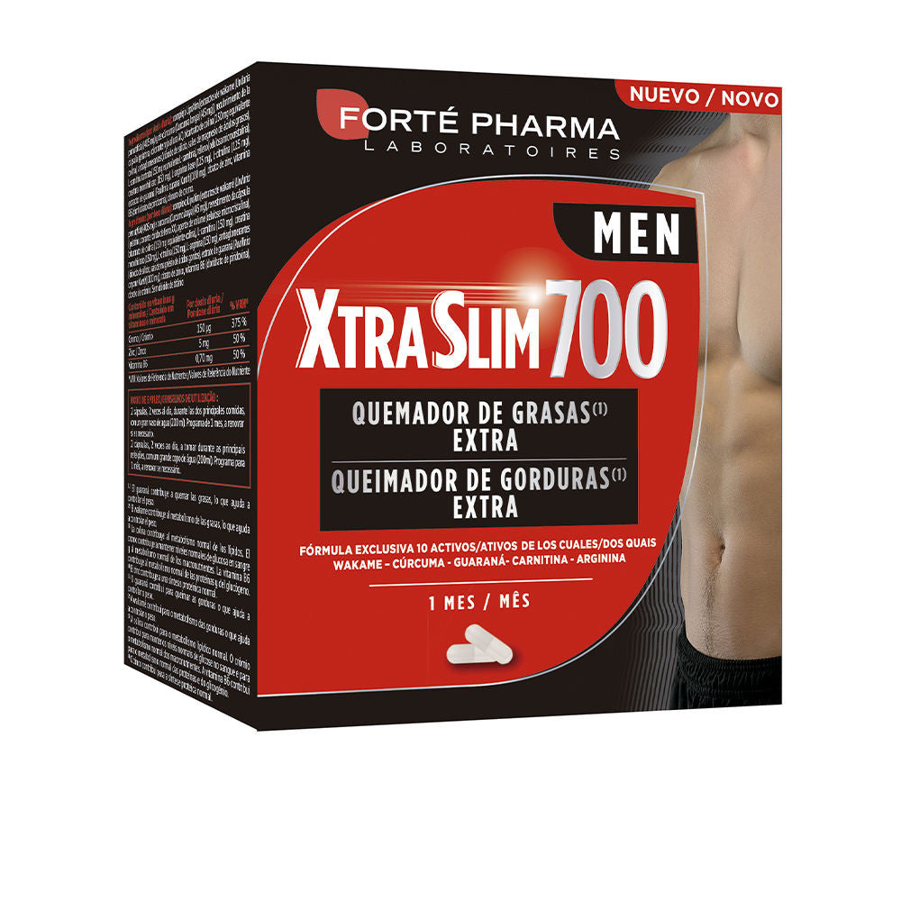 XTRASLIM 700 MEN quemador de grasas extra cápsulas 120 u