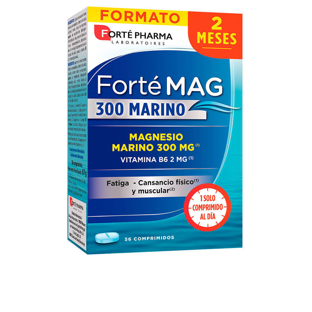 FORTÉ MAGNESIO MARINO fatiga, cansancio físico y muscular 300 mg 56 u